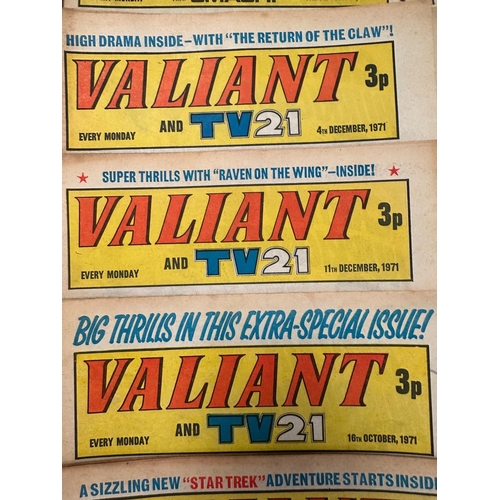 849 - A collection of vintage Valiant comics from the 1960's and 1970's