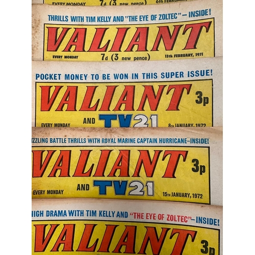 849 - A collection of vintage Valiant comics from the 1960's and 1970's