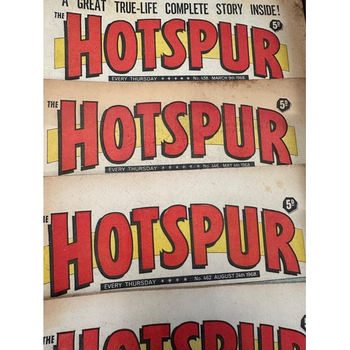 850 - A collection of vintage Hotspur comics from the 1960's and 1970's