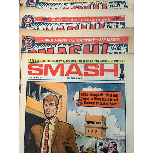 851 - A collection of vintage Smash comics to include issues 1-3