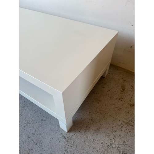 105 - Ikea low table (H55cm W149cm D35cm)