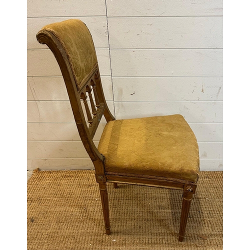 134 - A French style gilt chair