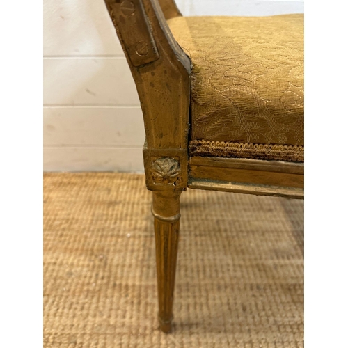 134 - A French style gilt chair