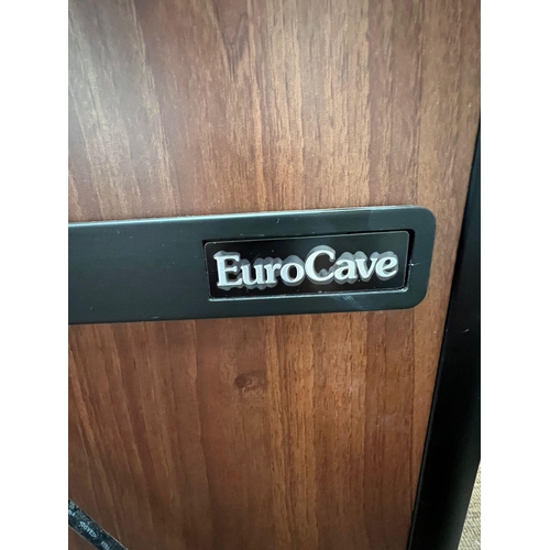 154 - An Eurocave wine fridge with key