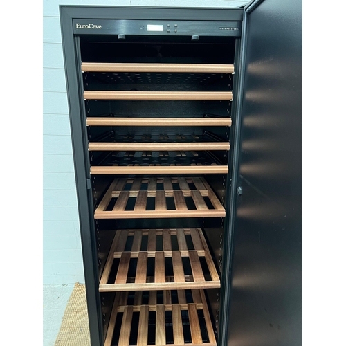 154 - An Eurocave wine fridge with key