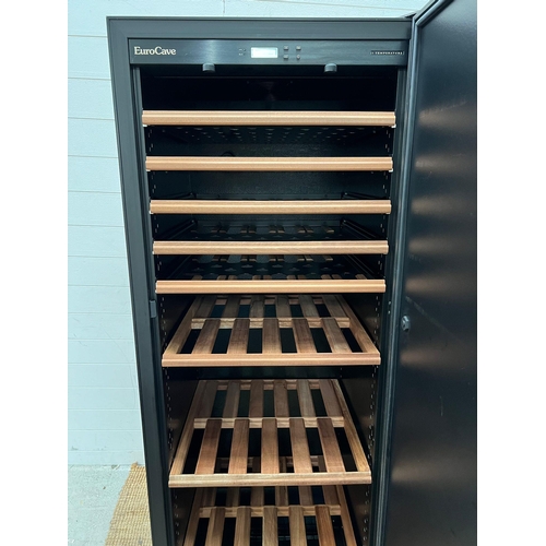 154 - An Eurocave wine fridge with key