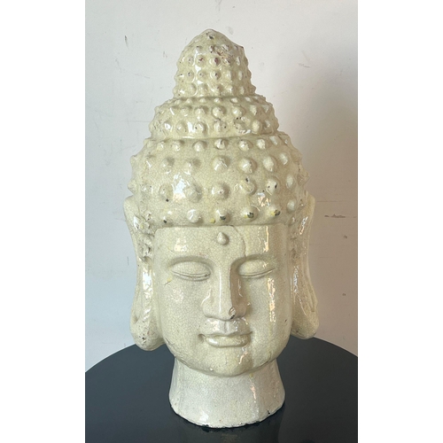 781 - A Buddha statue or bust ceramic (H55cm)