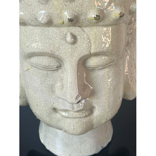 781 - A Buddha statue or bust ceramic (H55cm)