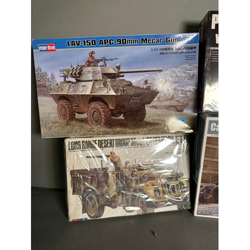 789 - A selection of boxed model kits to include Meng, Airfix and Trumpeter