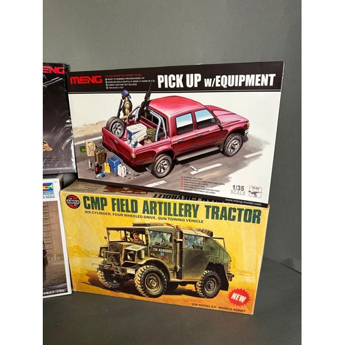 789 - A selection of boxed model kits to include Meng, Airfix and Trumpeter