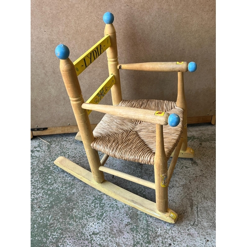 86 - A child's rocking chair