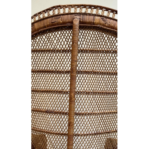 100 - A Mid Century wicker 