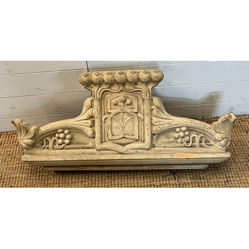 109 - A classical composite pediment 80cm x 53cm