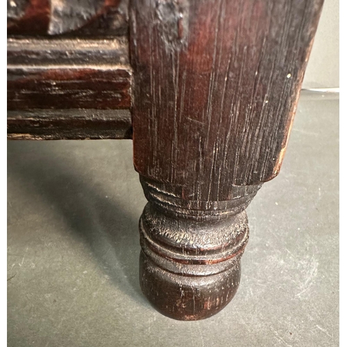 132 - An antique jockey or riding boot stool (29cm x 23cm x 14cm H)