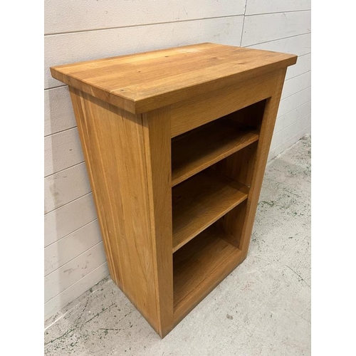 47 - An oak display unit by Alexandra Wood Furniture