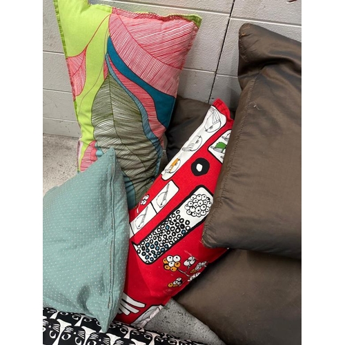68 - A selection of scatter cushions with various styles and aesthetics