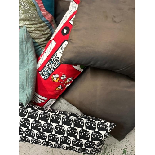 68 - A selection of scatter cushions with various styles and aesthetics