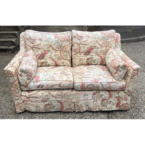 72 - Two seater sofa with loose covers