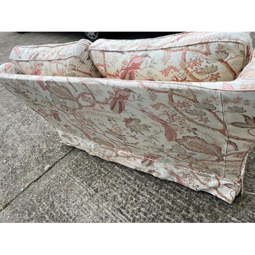 72 - Two seater sofa with loose covers