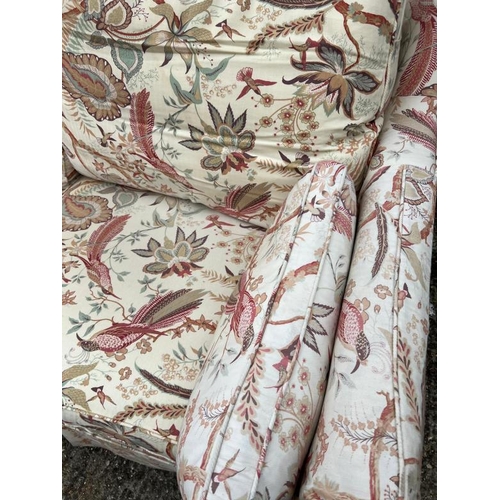 73 - Two seater sofa with loose covers