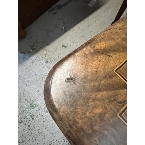 15 - Victorian burr walnut Davenport Bonheur Du Your brass gallery top over two doors. Opening to pigeon ... 