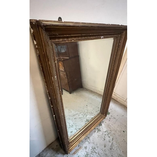 197 - Gilt frame mirror , 107 X 160 cm
