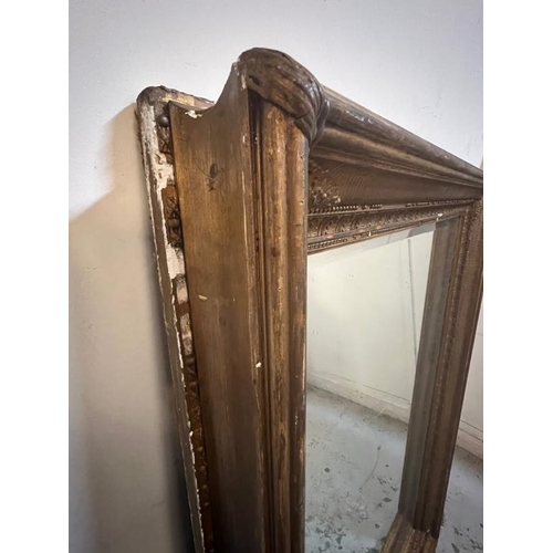 197 - Gilt frame mirror , 107 X 160 cm