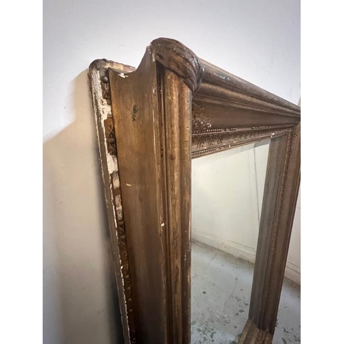 197 - Gilt frame mirror , 107 X 160 cm