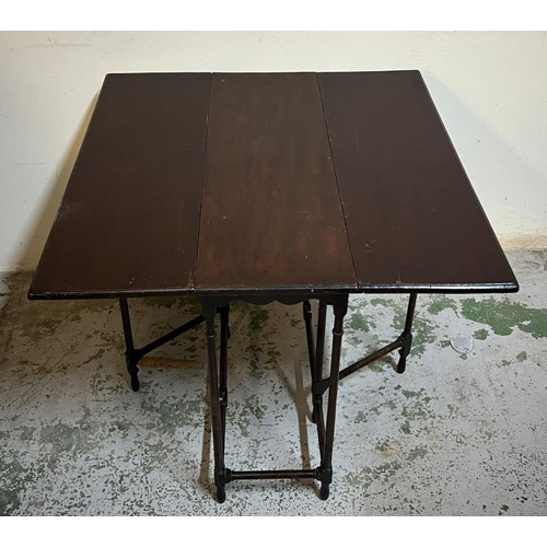 21 - George III style Mahogany Spider- leg pembroke table