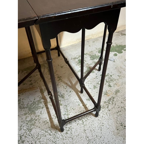 21 - George III style Mahogany Spider- leg pembroke table