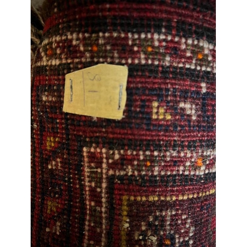211 - Persion style red ground hand tied rug , 110cm X176 cm