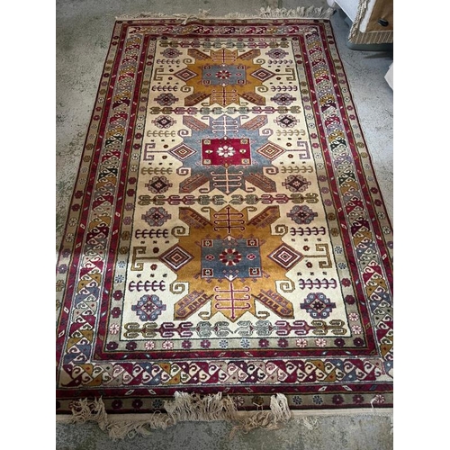 216 - Turkish style woven rug, 248 X 152 cm