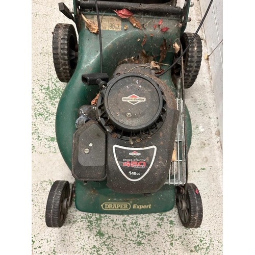 248 - A Briggs and Stratton draper expert petrol lawn mower untested