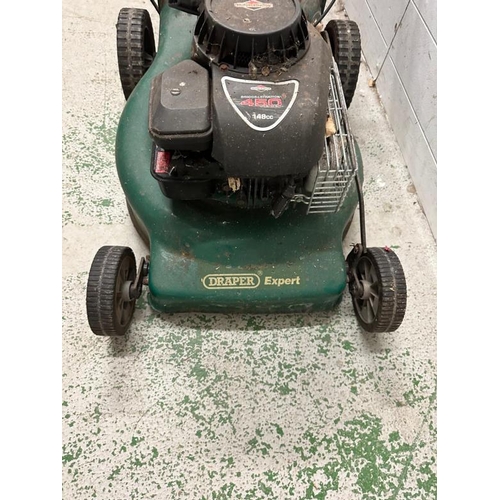 248 - A Briggs and Stratton draper expert petrol lawn mower untested