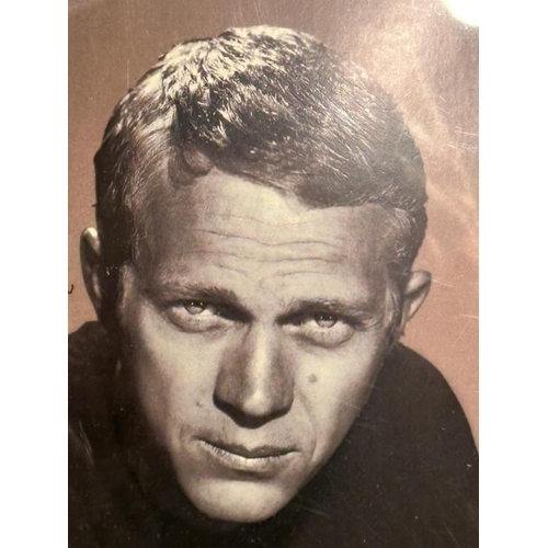 277 - A framed signed photograph of Steve McQueen