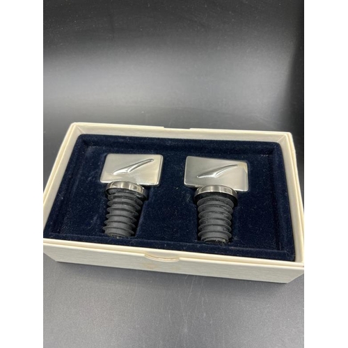 346 - Concorde Memorabilia: Boxed pair of Bottle stoppers