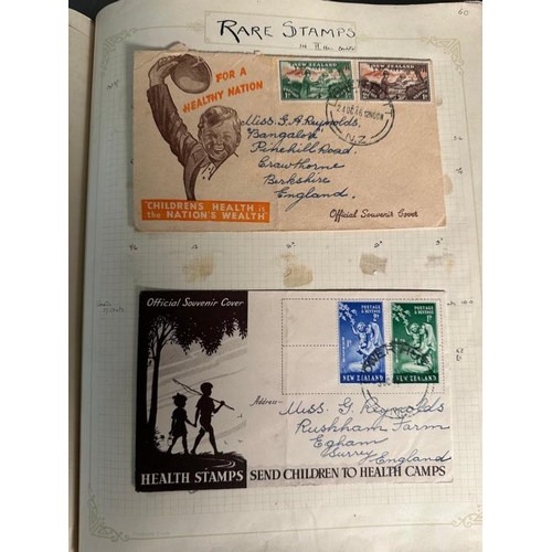 433 - Two albums of Uk commonwealth and World stamps of various ages to include some Penny reds