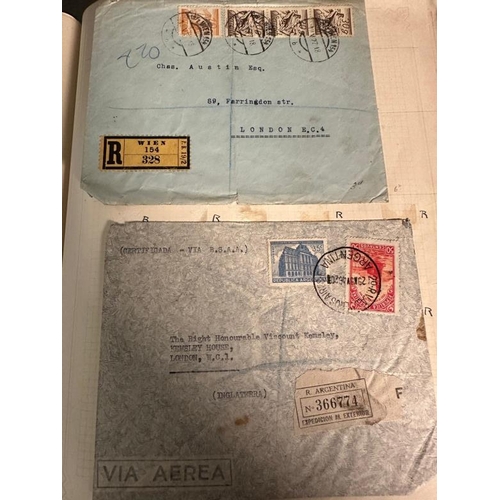 433 - Two albums of Uk commonwealth and World stamps of various ages to include some Penny reds