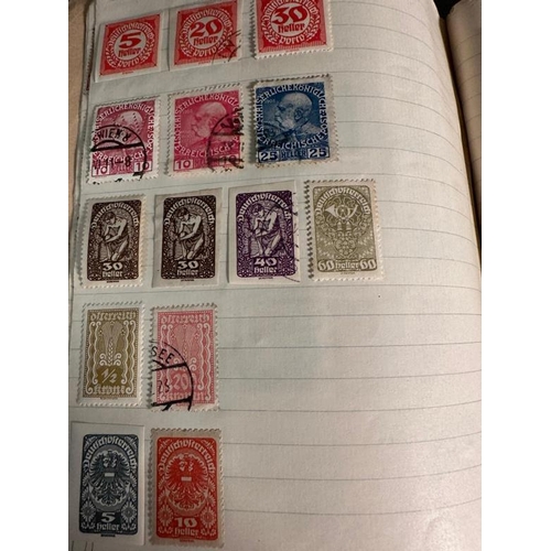 434 - Two albums of Uk and World stamps various ages and denomination and to include Austria, Germany and ... 