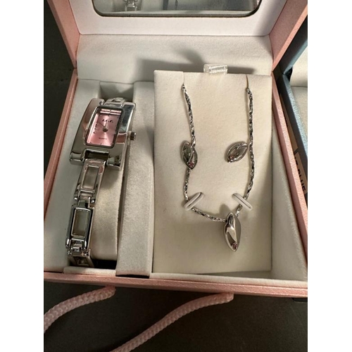 723 - A selection of four ICE watch and necklace sets