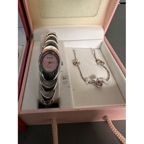 723 - A selection of four ICE watch and necklace sets