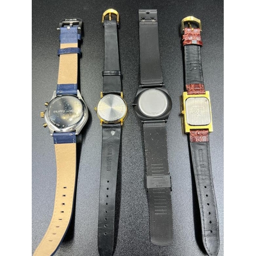 740 - A selection of four unboxed wristwatches by Soft Grey, Skagen, Filippo Loreti, and an unbranded fash... 