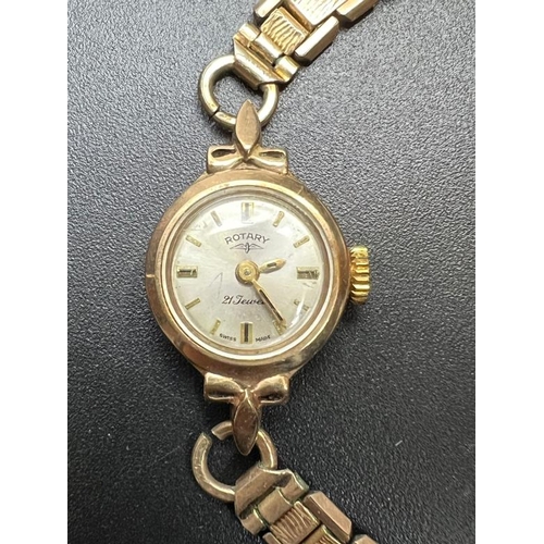 755 - A 9ct gold Rotary watch