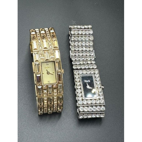 767 - Two Ladies Fashion watches, one DKNY and the other D & G