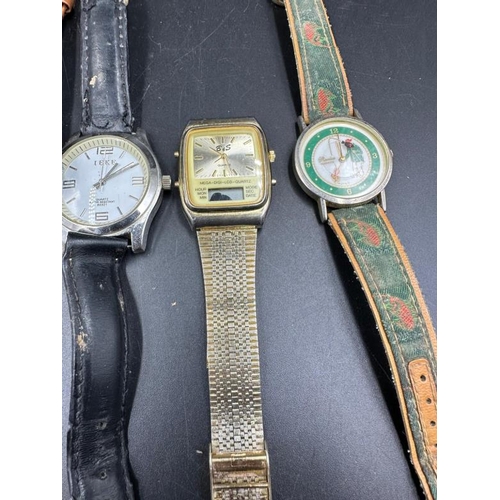 774 - A selection of gentleman's wristwatch, various makers