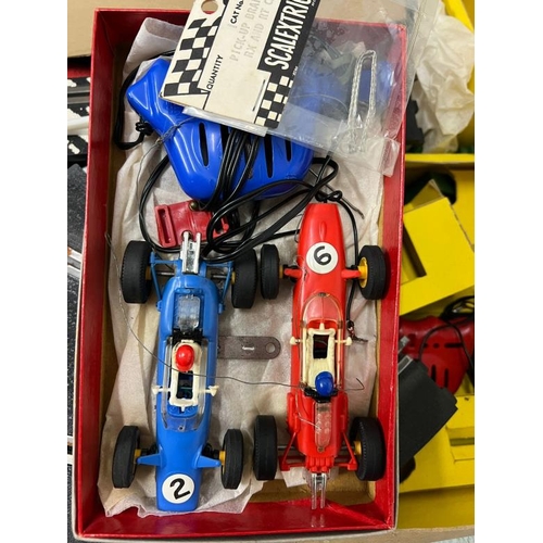 823 - Scalextric, boxed racing track and cars