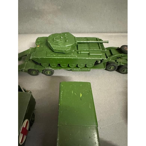 827 - A selection of military Dinky toys