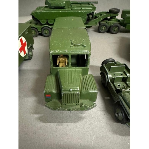 827 - A selection of military Dinky toys