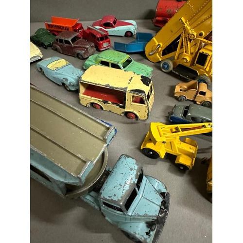 828 - A quantity of vintage Dinky Diecast model vehicles (some playworn)