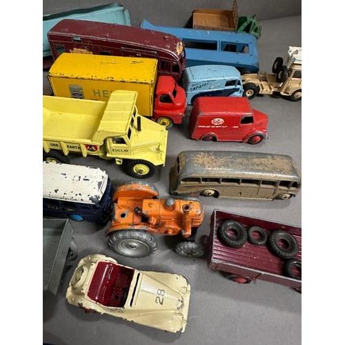 828 - A quantity of vintage Dinky Diecast model vehicles (some playworn)